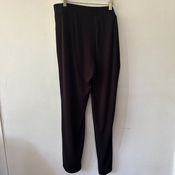 Christopher & Banks Pull On Pants Womens Large Black Slinky Knit Elastic Waist - Picture 5 of 6